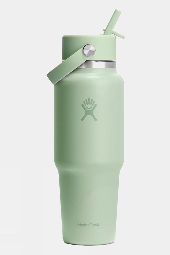 32oz Wide Mouth with Flex Straw Travel Bottle