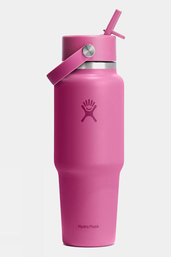 32oz Wide Mouth with Flex Straw Travel Bottle
