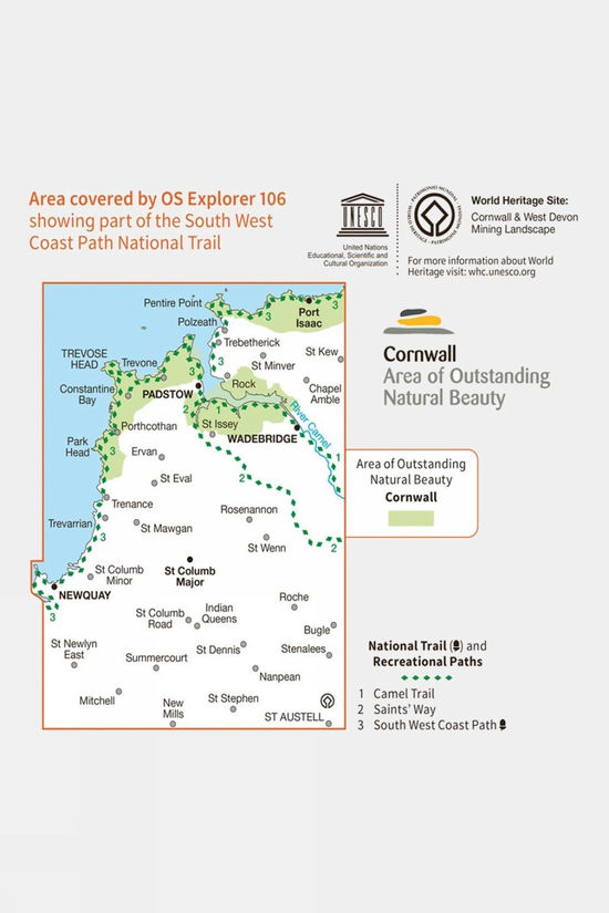 Active Explorer Map 106 Newquay And Padstow