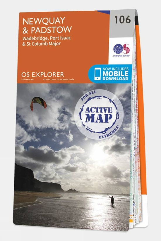 Active Explorer Map 106 Newquay and Padstow
