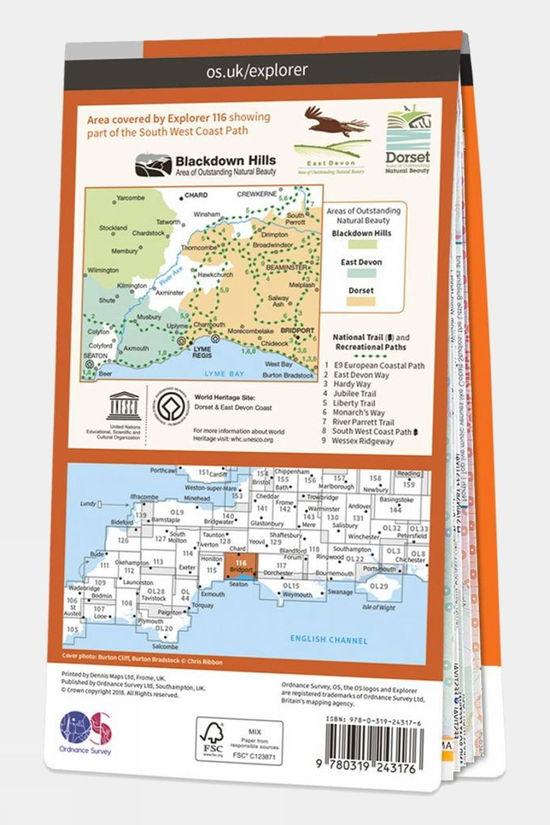 Active Explorer Map 116 Lyme Regis And Bridport