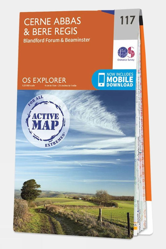 Active Explorer Map 117 Cerne Abbas and Bere Regis