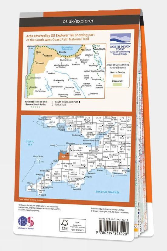 Active Explorer Map 126 Clovelly And Hartland
