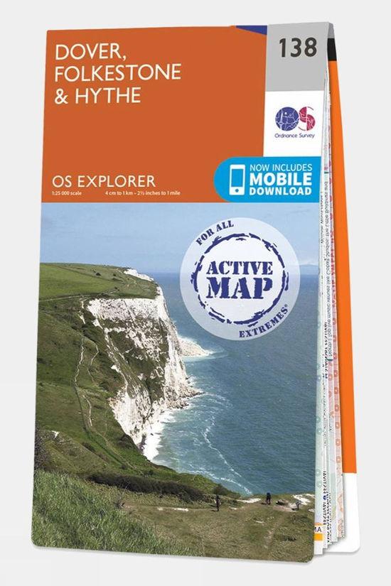 Active Explorer Map 138 Dover Folkestone and Hythe