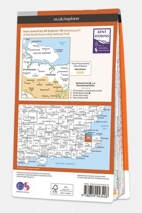 Active Explorer Map 149 Sittingbourne And Faversham