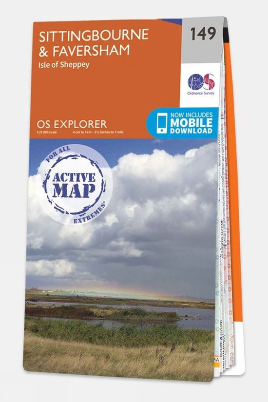 Active Explorer Map 149 Sittingbourne and Faversham