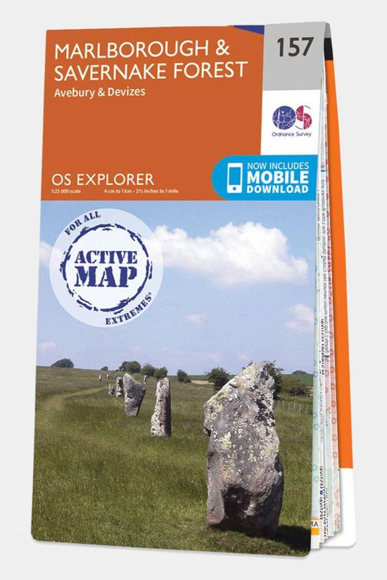 Active Explorer Map 157 Marlborough and Savernake Forest