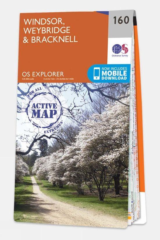 Active Explorer Map 160 Windsor Weybridge and Bracknell
