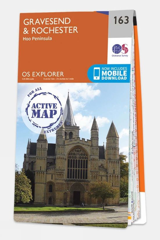 Active Explorer Map 163 Gravesend and Rochester