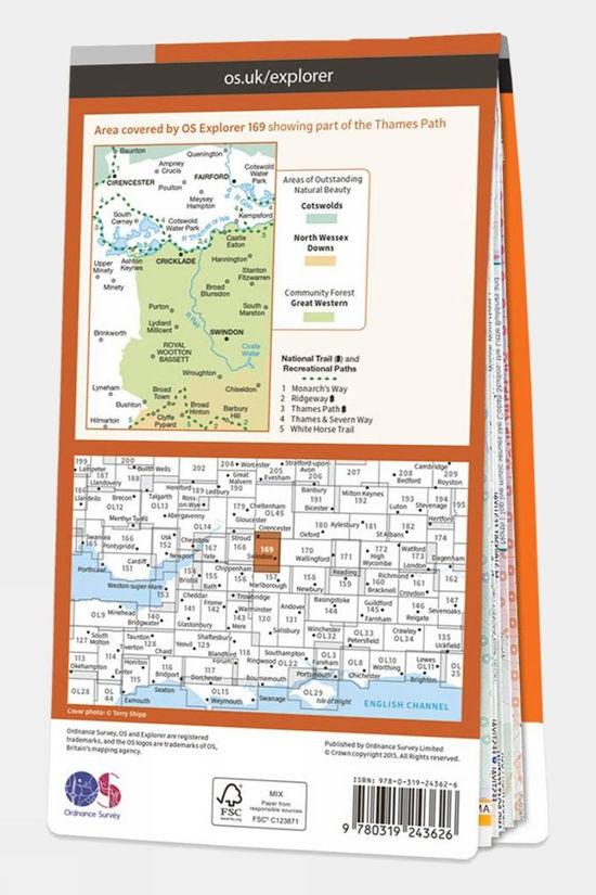 Active Explorer Map 169 Cirencester And Swindon