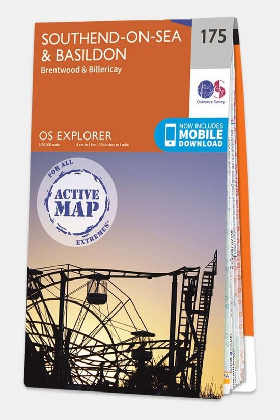 Active Explorer Map 175 Southend-on-Sea and Basildon