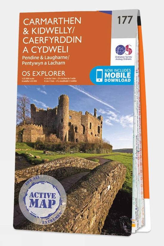 Active Explorer Map 177 Carmarthen and Kidwelly