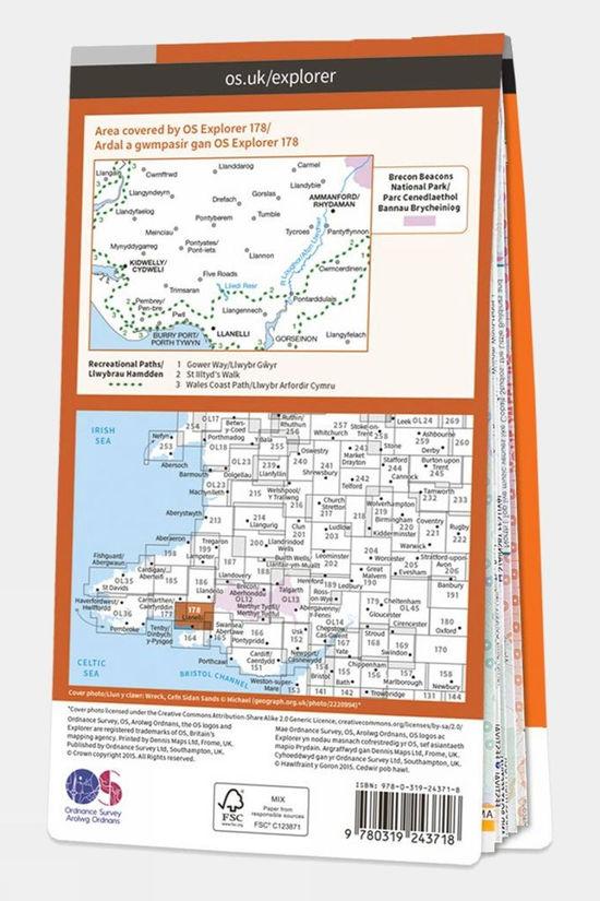 Active Explorer Map 178 Llanelli And Ammanford