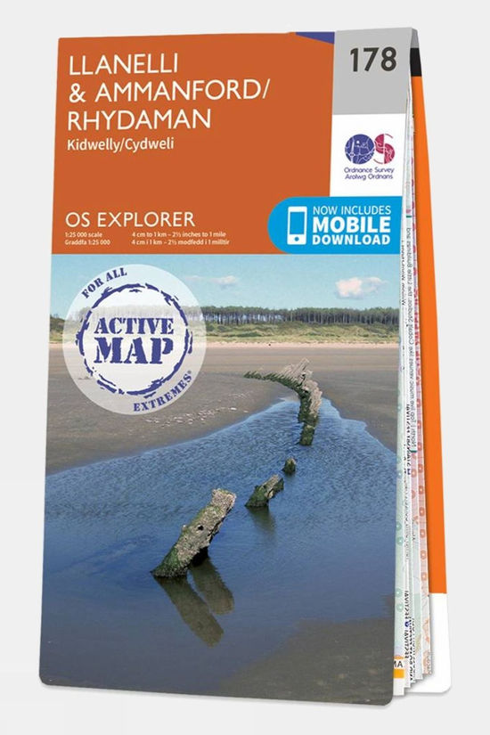 Active Explorer Map 178 Llanelli and Ammanford