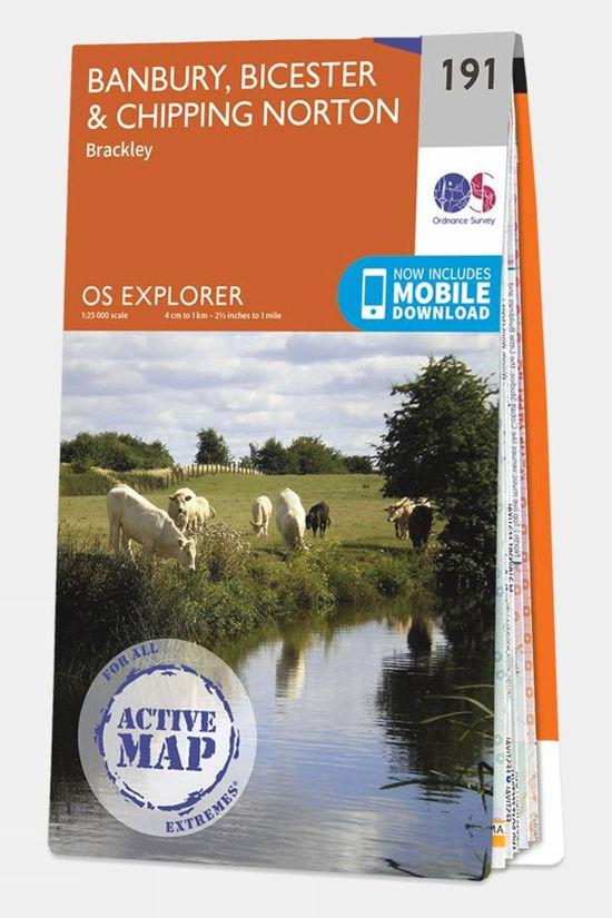 Active Explorer Map 191 Banbury Bicester and Chipping Norton