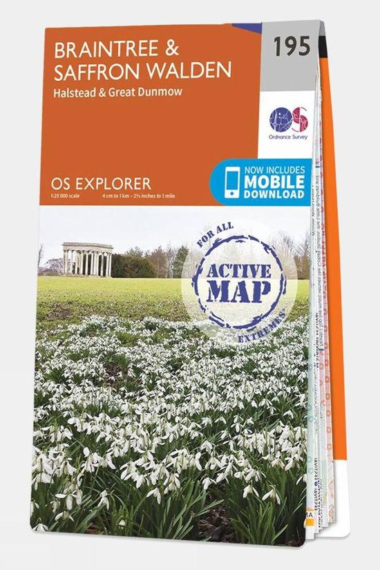 Active Explorer Map 195 Braintree and Saffron Walden