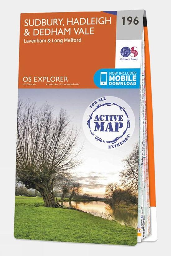 Active Explorer Map 196 Sudbury Hadleigh and Dedham Vale