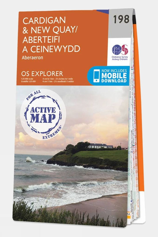 Active Explorer Map 198 Cardigan and New Quay