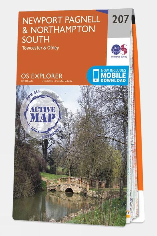 Active Explorer Map 207 Newport Pagnell and Northampton South