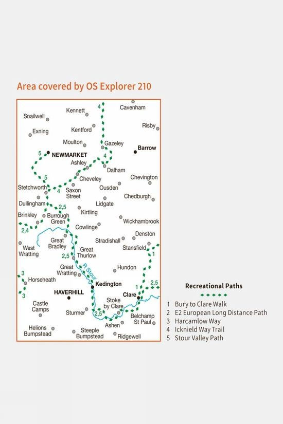 Active Explorer Map 210 Newmarket And Haverhill