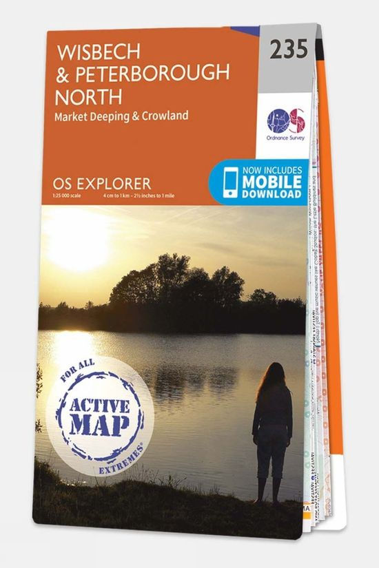 Active Explorer Map 235 Wisbech and Peterborough North