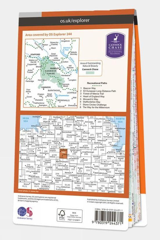 Active Explorer Map 244 Cannock Chase And Chasewater