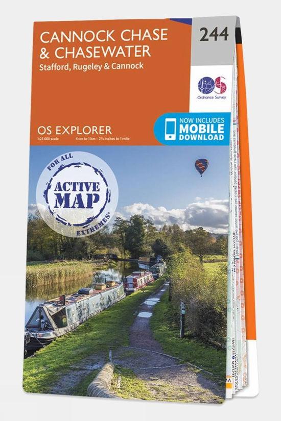 Active Explorer Map 244 Cannock Chase and Chasewater