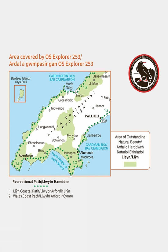 Active Explorer Map 253 Lleyn Peninsula West