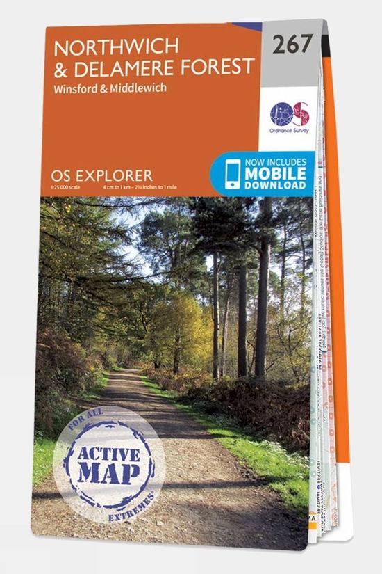 Active Explorer Map 267 Northwich and Delamere Forest