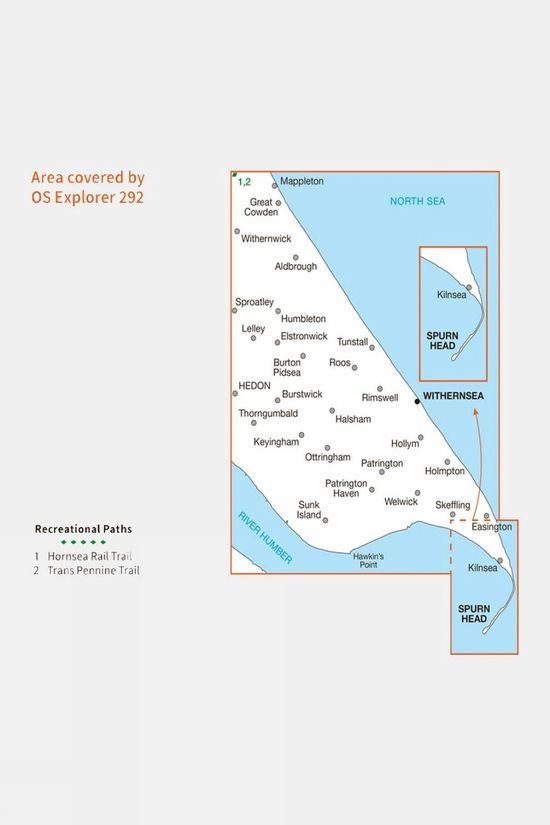 Active Explorer Map 292 Withernsea And Spurn Head