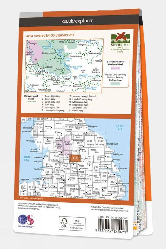 Active Explorer Map 297 Lower Wharfedale And Washburn Valley