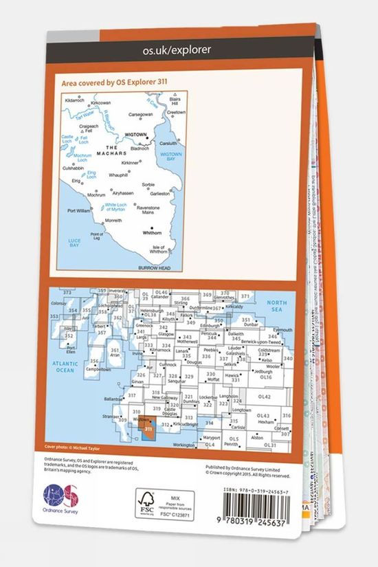 Active Explorer Map 311 Wigtown Whithorn And The Machars