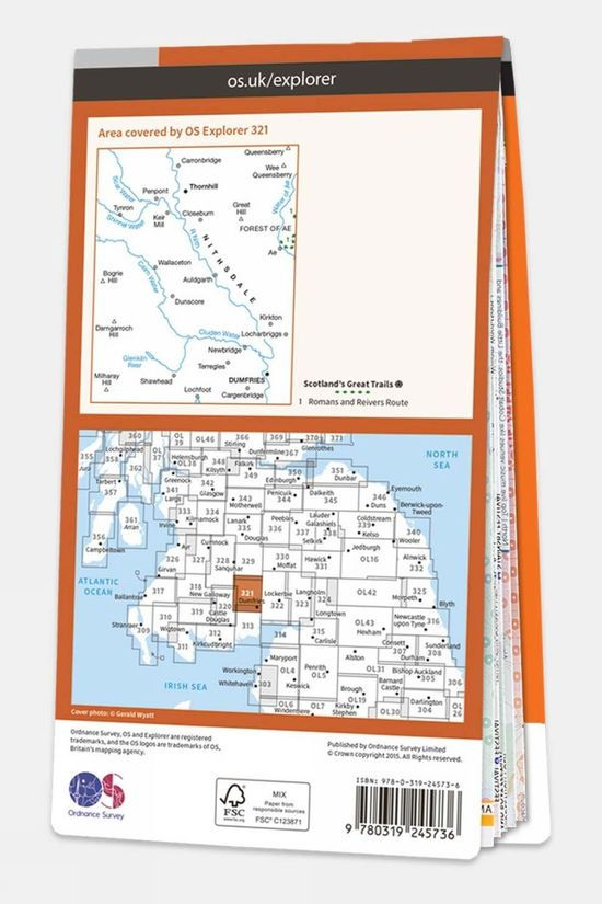 Active Explorer Map 321 Nithsdale And Dumfries