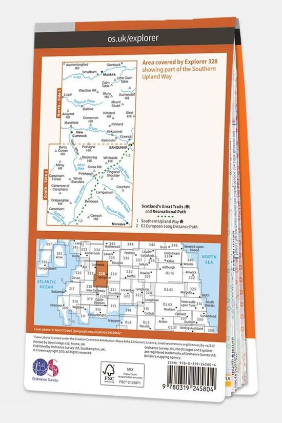 Active Explorer Map 328 Sanquhar And New Cumnock