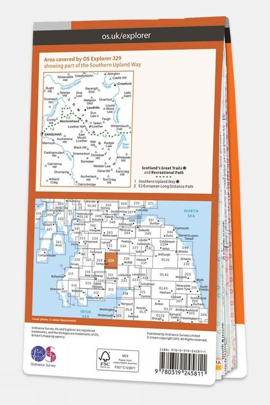 Active Explorer Map 329 Lowther Hills Sanquhar And Leadhills
