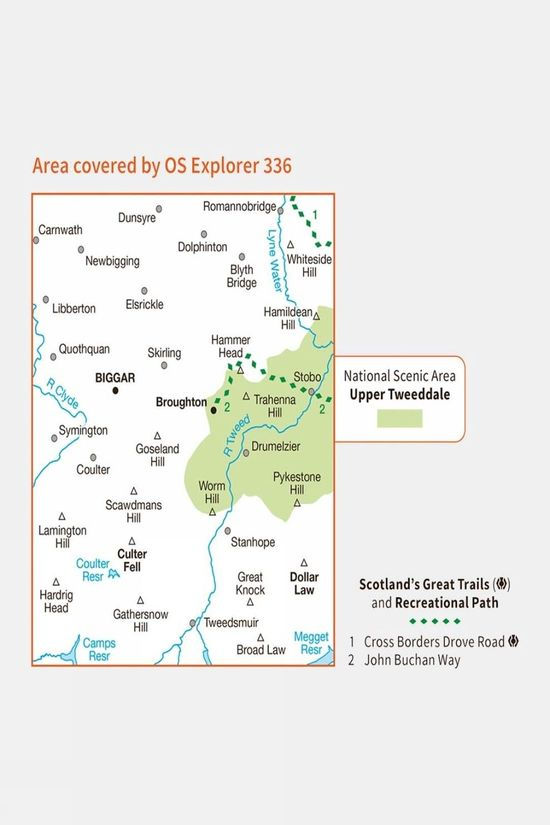 Active Explorer Map 336 Biggar And Broughton