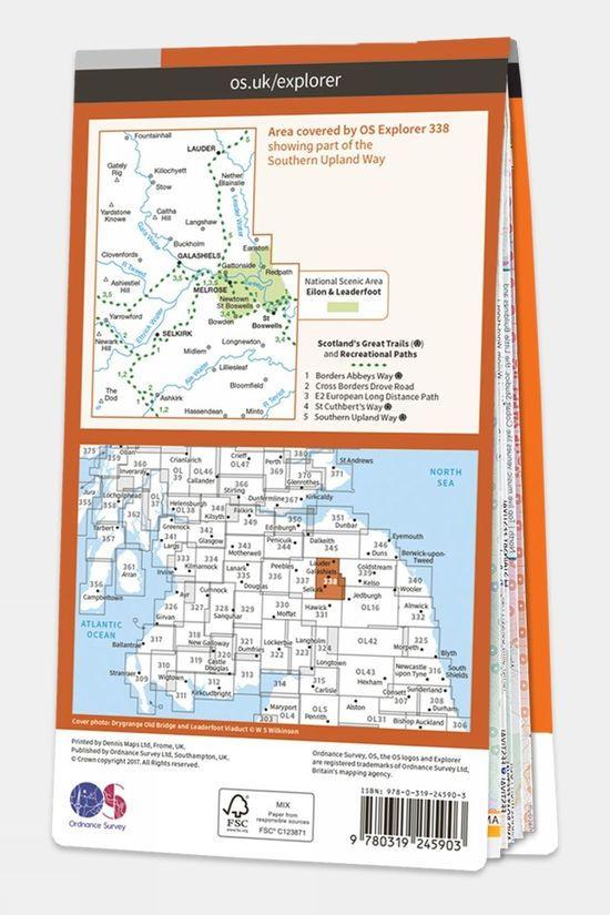 Active Explorer Map 338 Galashiels Selkirk And Melrose