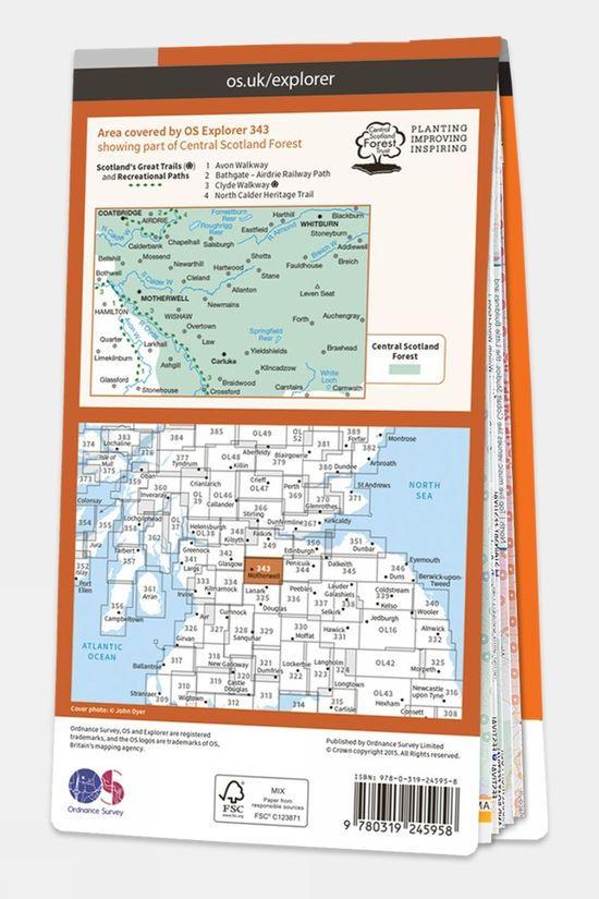 Active Explorer Map 343 Motherwell And Coatbridge