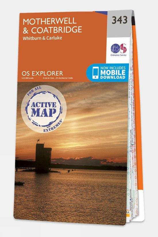 Active Explorer Map 343 Motherwell and Coatbridge