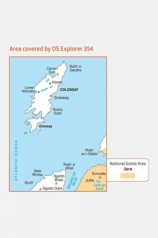 Active Explorer Map 354 Colonsay And Oronsay