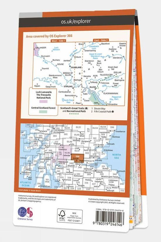 Active Explorer Map 366 Stirling And Ochil Hills West