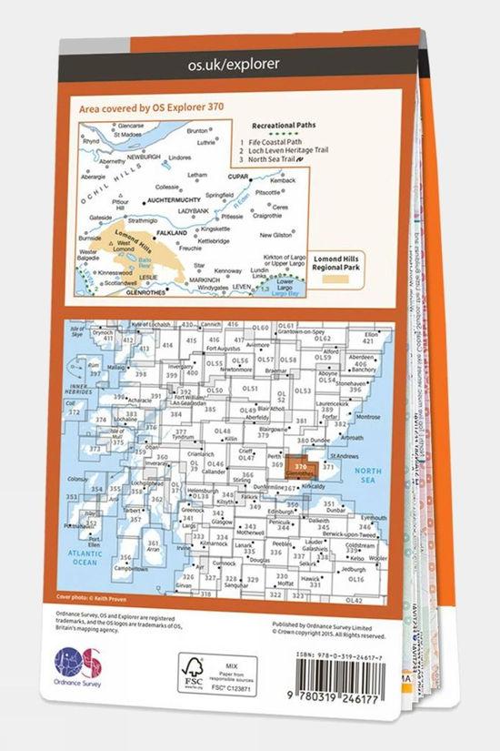 Active Explorer Map 370 Glenrothes North Falkland And Lomond Hills