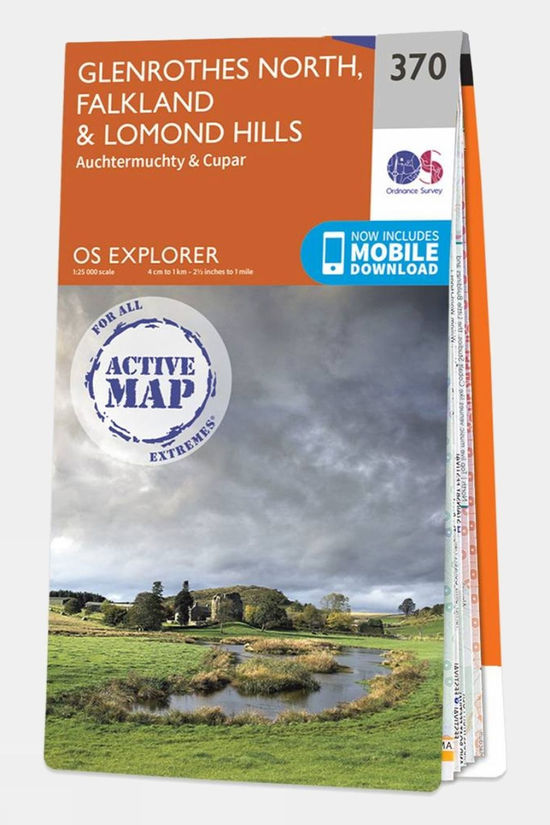 Active Explorer Map 370 Glenrothes North Falkland and Lomond Hills