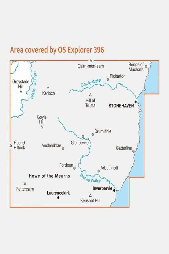 Active Explorer Map 396 Stonehaven Inverbervie And Laurencekirk