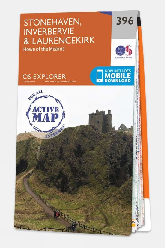 Active Explorer Map 396 Stonehaven Inverbervie and Laurencekirk