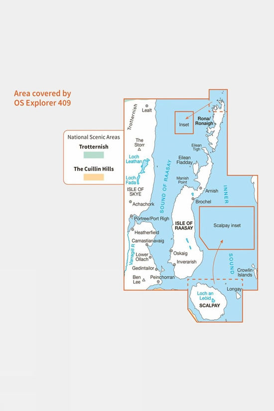 Active Explorer Map 409 Raasay Rona And Scalpay