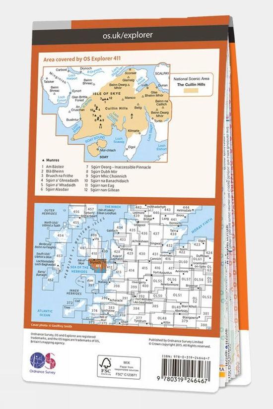 Active Explorer Map 411 Skye - Cuillin Hills
