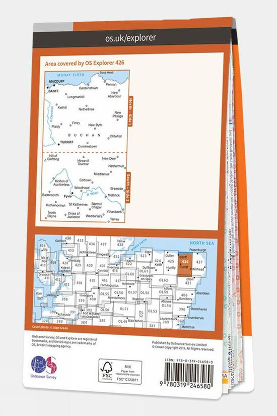 Active Explorer Map 426 Banff Macduff And Turriff
