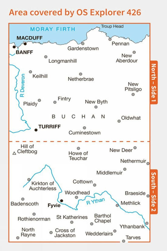 Active Explorer Map 426 Banff Macduff And Turriff