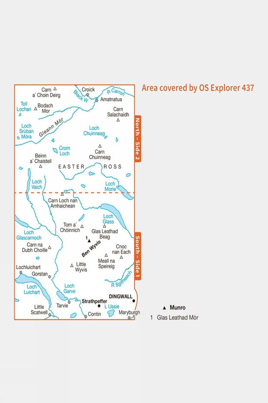 Active Explorer Map 437 Ben Wyvis And Strathpeffer